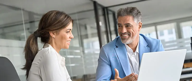 HOA Financial Management financial advisor with client | HOA financial management