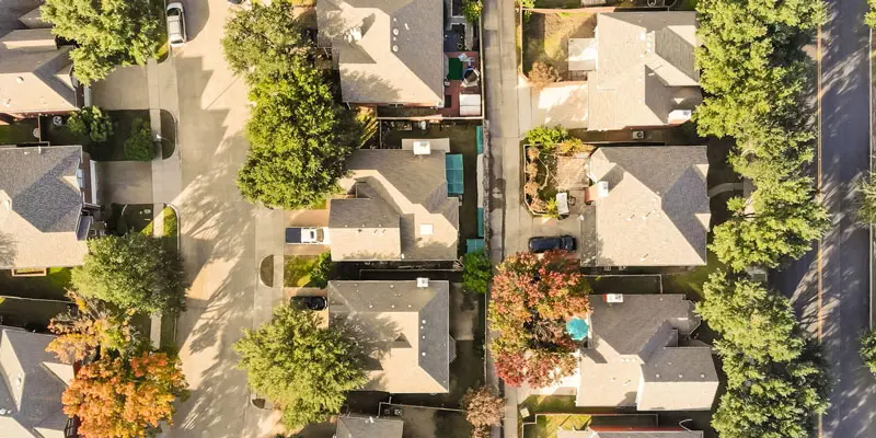 Spring-image-1 houses top view | hoa management in spring