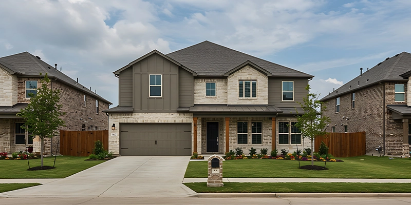 gray roof houses | hoa management in baytown