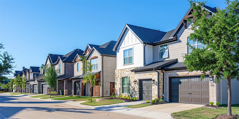 gray roof houses | hoa management in baytown